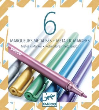 6 Marcadores Metálicos