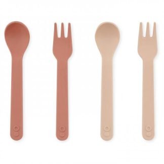 Colher e Garfo PLA 2-pack - Rose