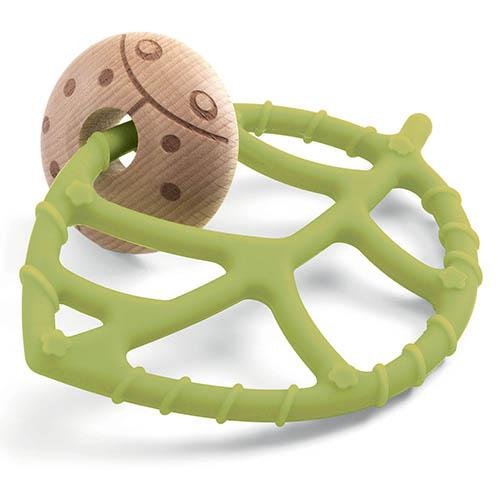 BabyGreeni - Mordedor Madeira e Silicone