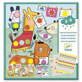 Pontos Coloridos - Criar com Autocolantes